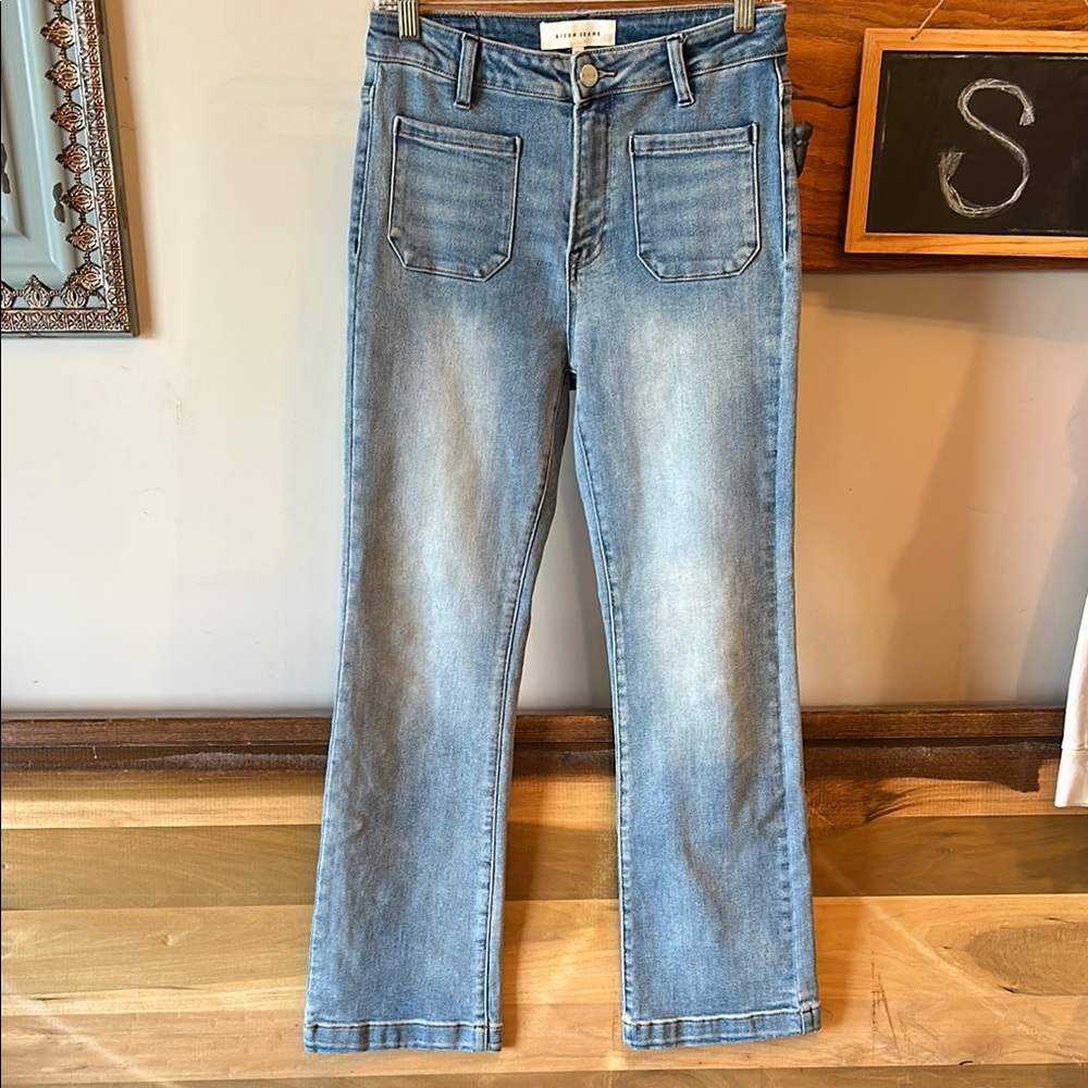 Women's Risen Blue Jeans